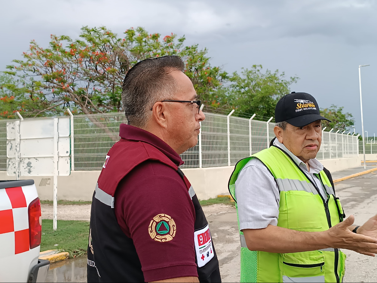Cárcamos del Aeropuerto Internacional de Campeche al 100 por ciento de su capacidad Cárcamos del Aeropuerto Internacional de Campeche al 100 por ciento de su capacidad