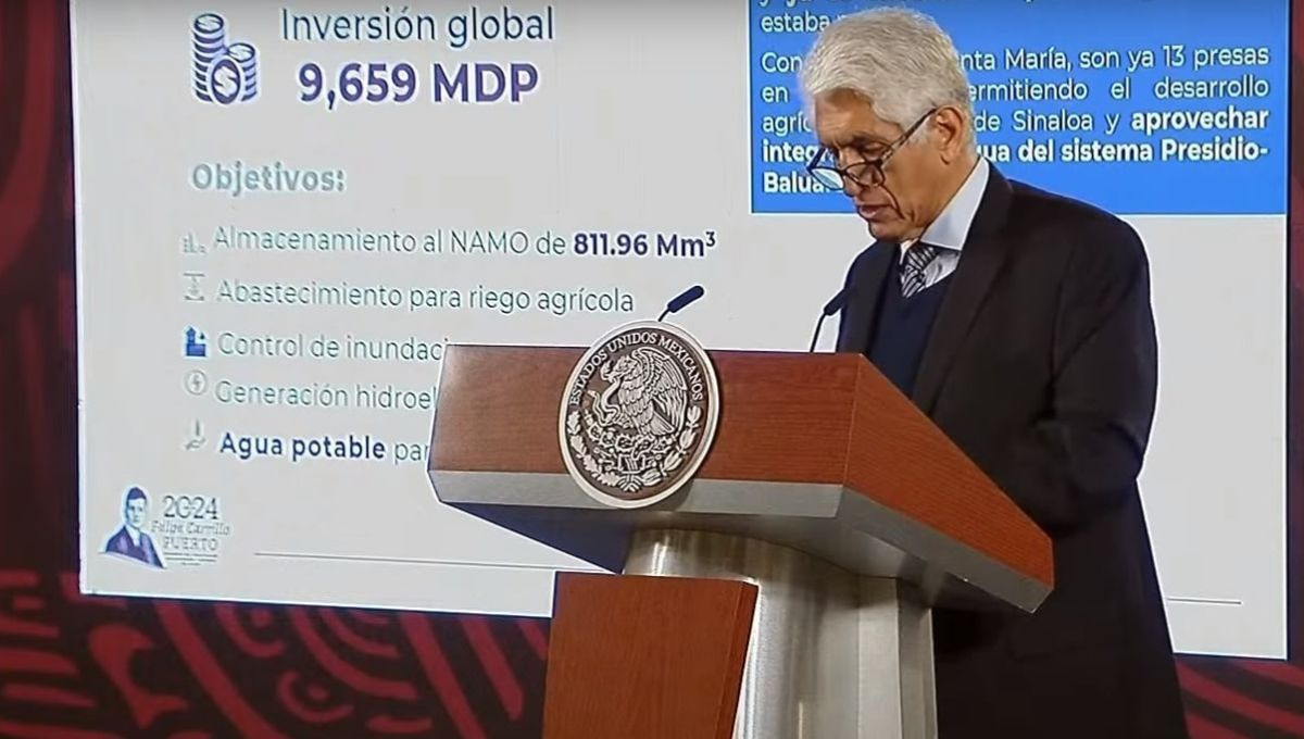 Gobierno federal impulsa 18 proyectos hídricos prioritarios con una inversión histórica de 110 mil mdp