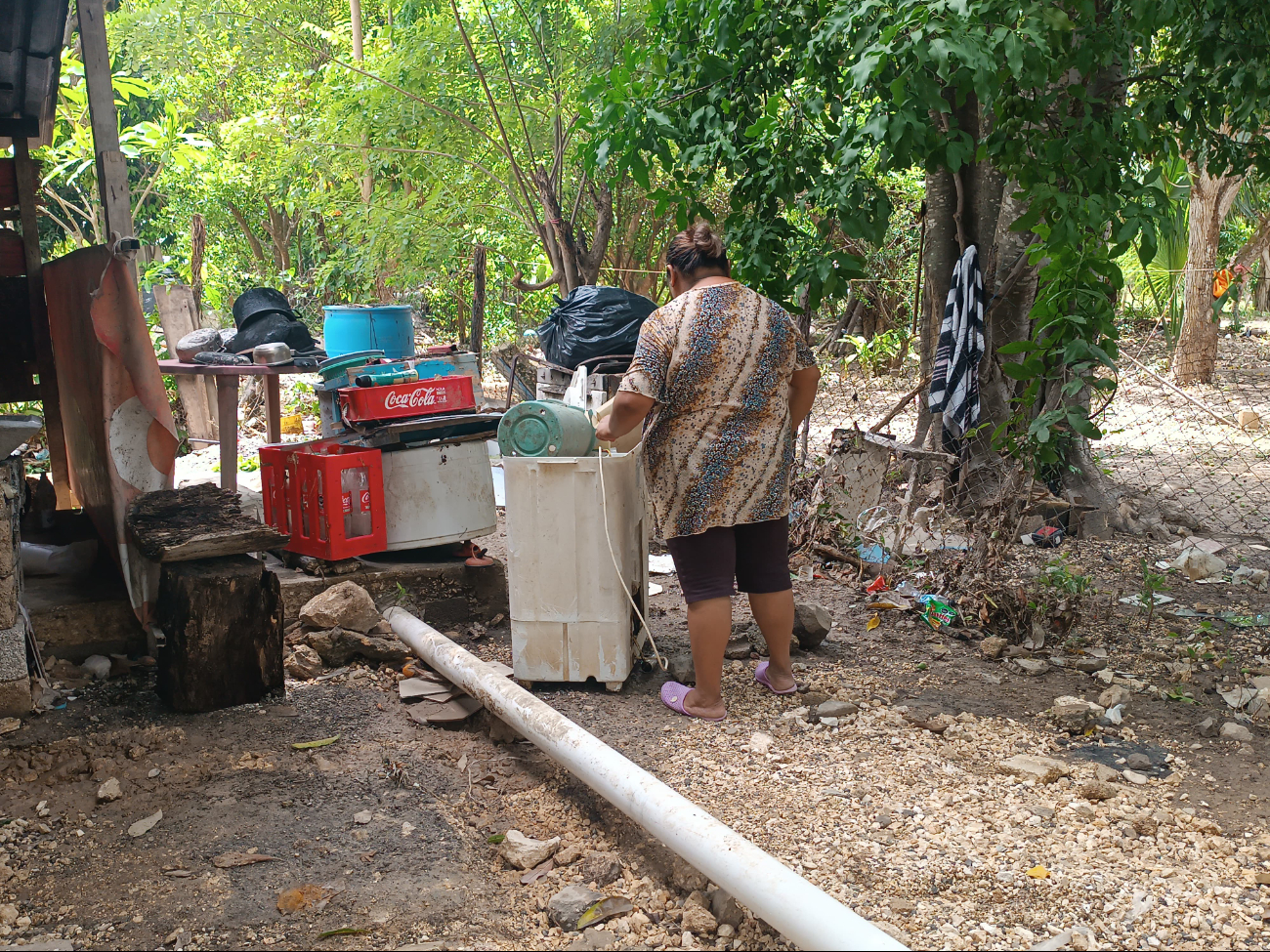 Inundaciones en la comisaría y casas