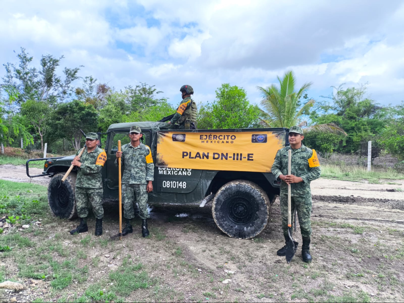 Tan solo en Campeche fueron desplegados 368 soldados Tan solo en Campeche fueron desplegados 368 soldados