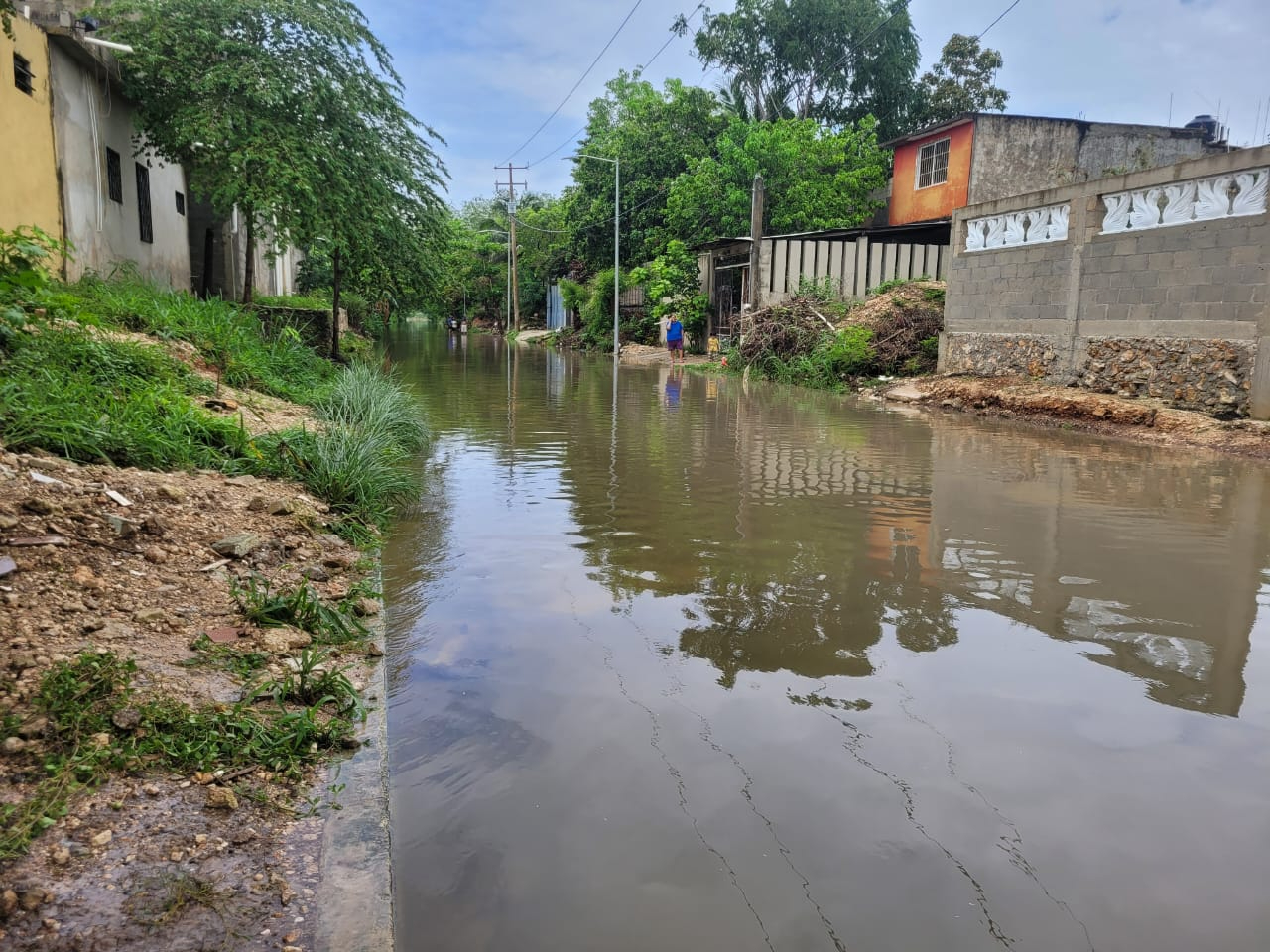 Las calles de Chetumal siguen inundadas Las calles de Chetumal siguen inundadas