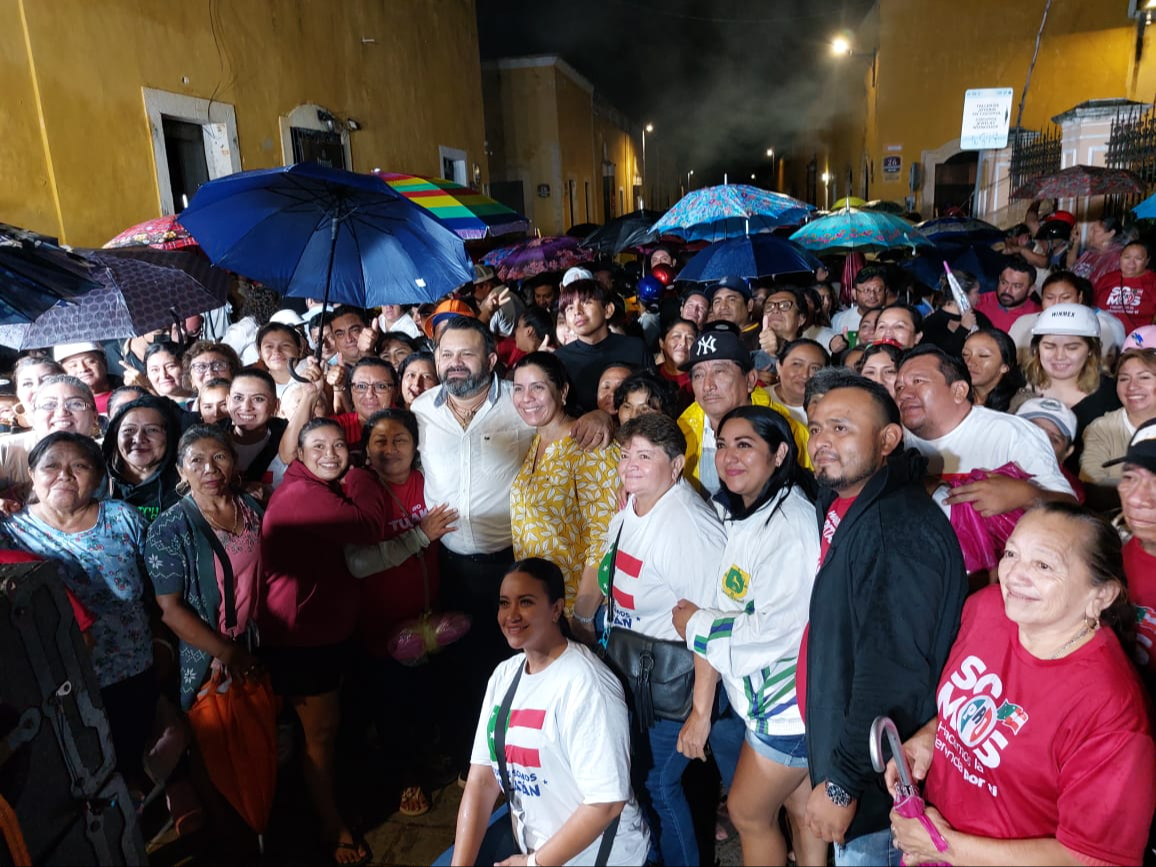Warnel May llevó la delantera ante Morena en Izamal