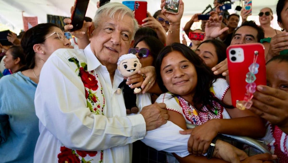 Andrés Manuel López Obrador, presidente de México, en su gira por Oaxaca Andrés Manuel López Obrador, presidente de México, en su gira por Oaxaca