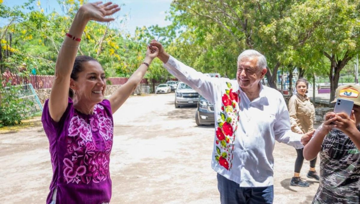 El Presidente de México, Andrés Manuel López Obrador y la virtual presidenta electa, Claudia Sheinbaum El Presidente de México, Andrés Manuel López Obrador y la virtual presidenta electa, Claudia Sheinbaum