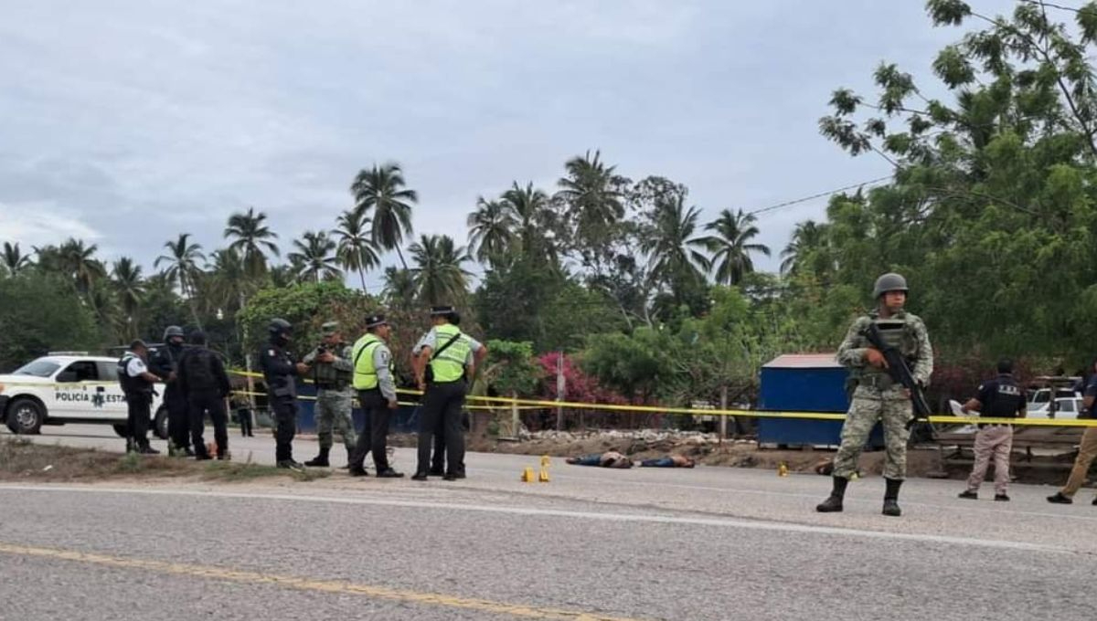 Agentes policiacos investigaron los hechos en Guerrero