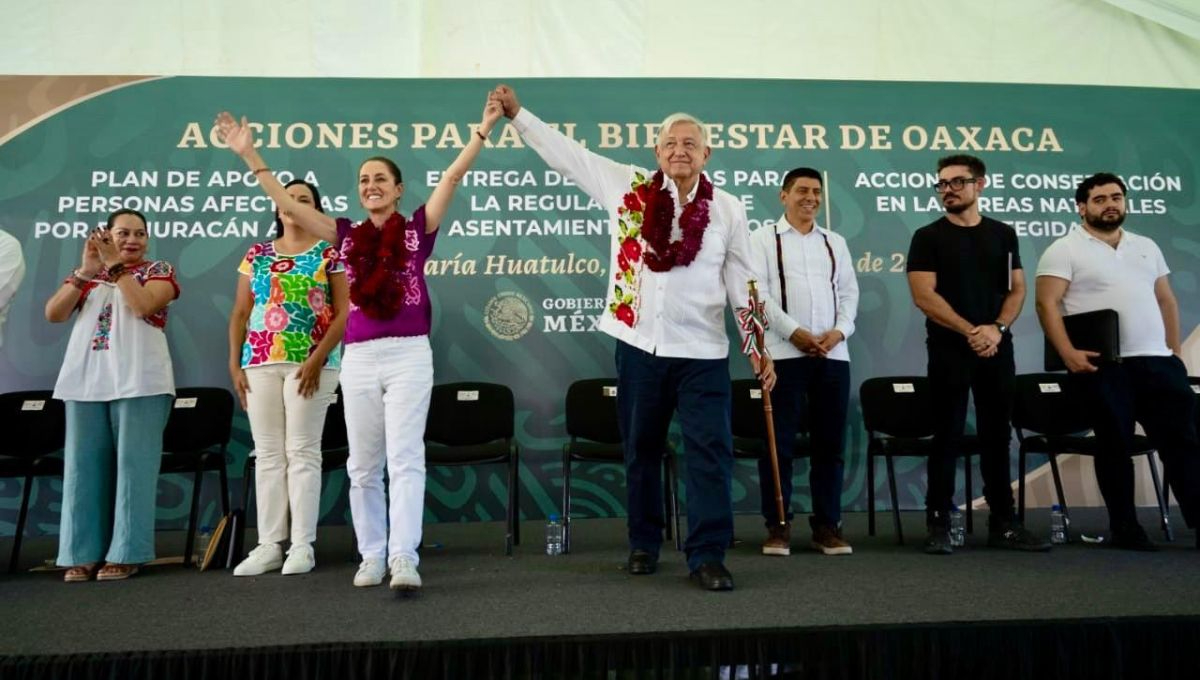 AMLO felicita a Claudia Sheinbaum en su cumpleaños: 'El pueblo mexicano está muy feliz'