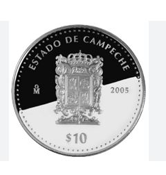La moneda es representativa de Campeche La moneda es representativa de Campeche