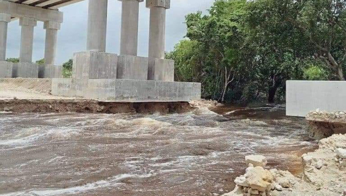 Las obras del Tren Maya también han presentado afectaciones Las obras del Tren Maya también han presentado afectaciones