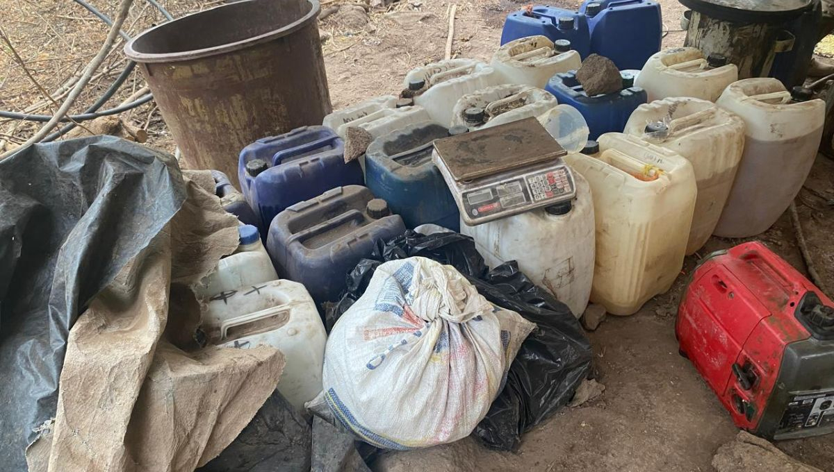 Marina desmanteló laboratorios clandestinos de drogas en Culiacán, Sinaloa Marina desmanteló laboratorios clandestinos de drogas en Culiacán, Sinaloa