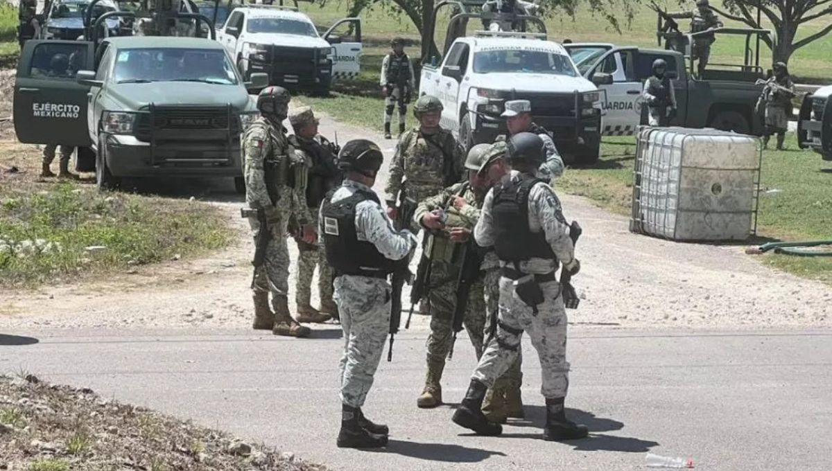 Protestan por la presencia de militares en la comunidad de El Gallito, Bacalar