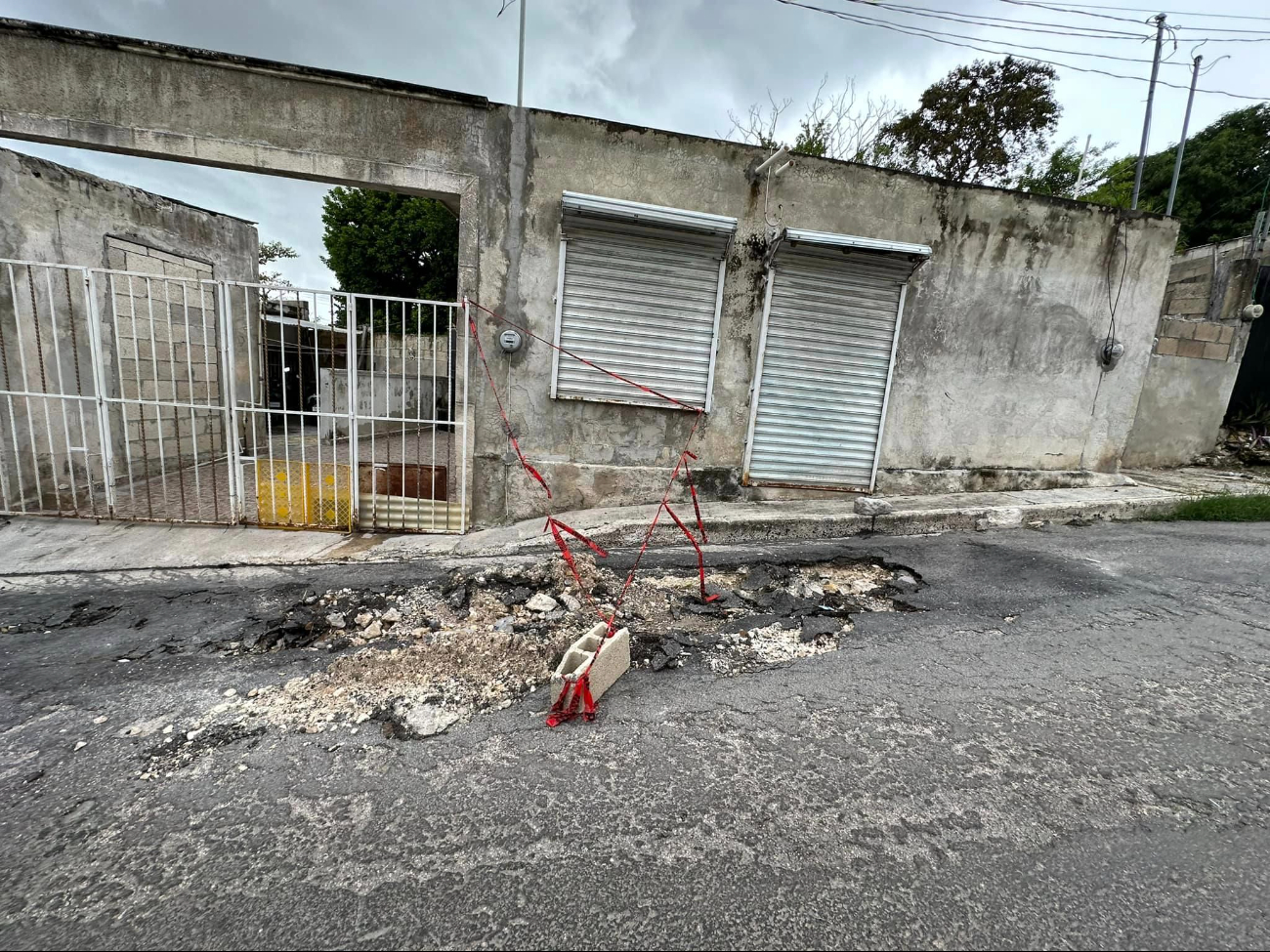 Ana Mex exhibe condiciones de las calles de Campeche Ana Mex exhibe condiciones de las calles de Campeche