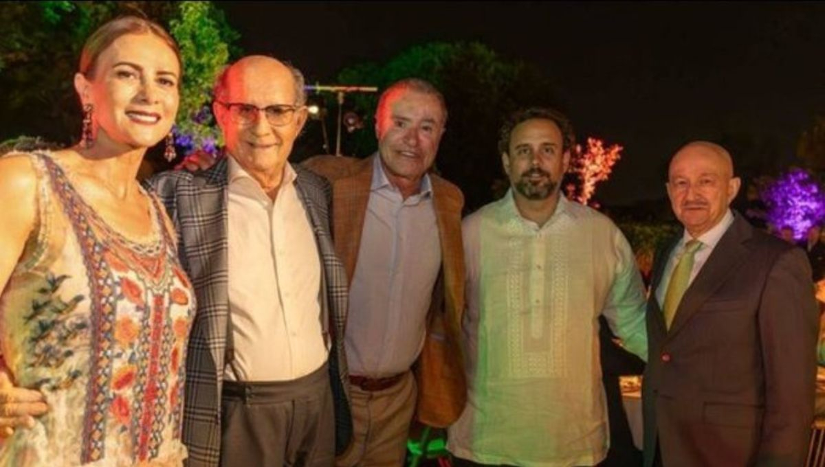 El embajador de México en España, Quirino Ordaz, coincidió en una fiesta con el ex presidente Carlos Salinas de Gortari El embajador de México en España, Quirino Ordaz, coincidió en una fiesta con el ex presidente Carlos Salinas de Gortari