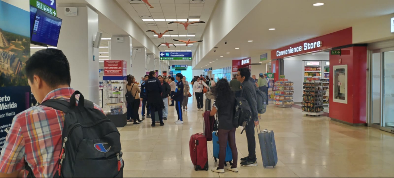 El tráfico aéreo se ha registrado este miércoles en Mérida El tráfico aéreo se ha registrado este miércoles en Mérida