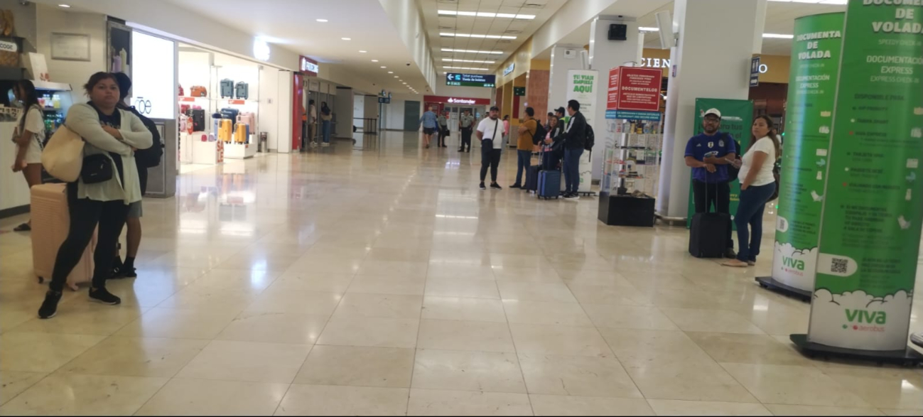 Sólo dos vuelos han registrado afectaciones Sólo dos vuelos han registrado afectaciones