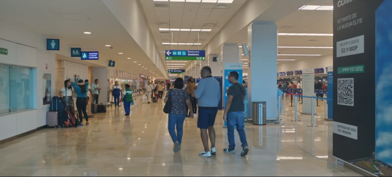 Se desconoce la causa de los retrasos en el aeropuerto de Mérida Se desconoce la causa de los retrasos en el aeropuerto de Mérida