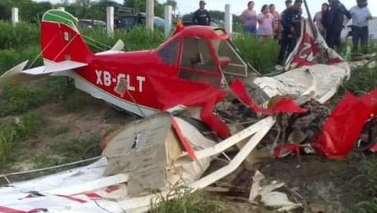 Avioneta se desploma en Tabasco; hay un muerto