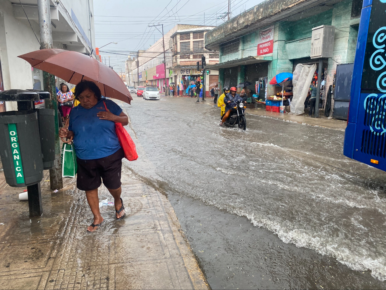 Se esperan fuertes lluvias en la Península de Yucatán