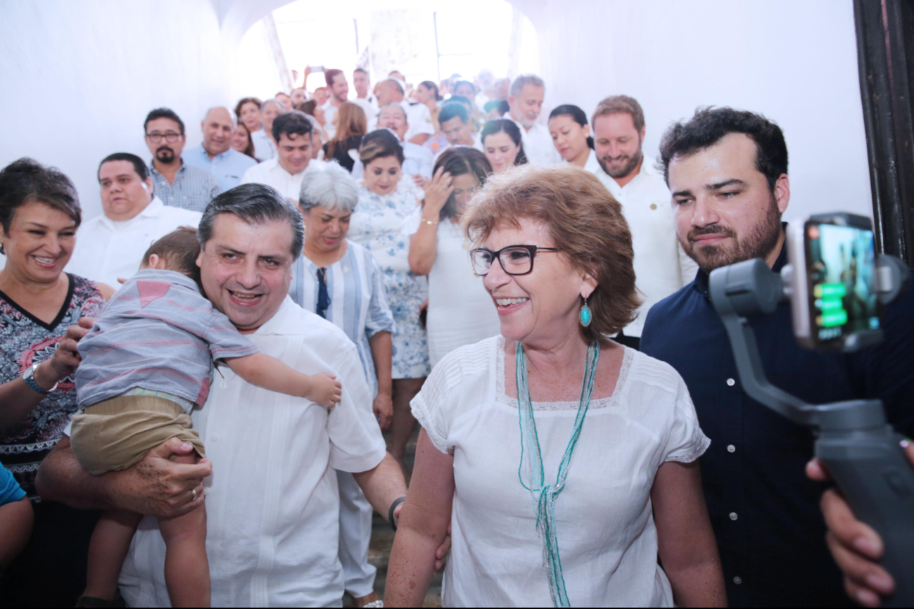 María Fritz Sierra asumió como gobernadora interina de Yucatán María Fritz Sierra asumió como gobernadora interina de Yucatán