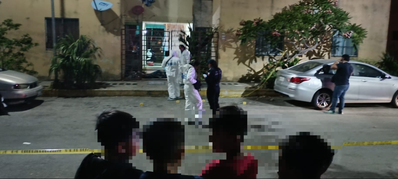 Niños fueron testigos de la escena del crimen en Cancún Niños fueron testigos de la escena del crimen en Cancún