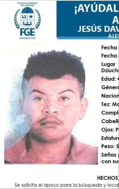 El hombre habría sido levantado hace una semana El hombre habría sido levantado hace una semana
