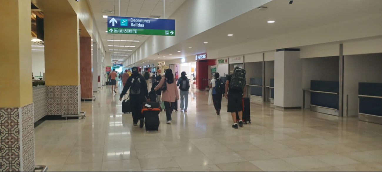 Vuelos en el aeropuerto de Mérida operan sin contratiempos