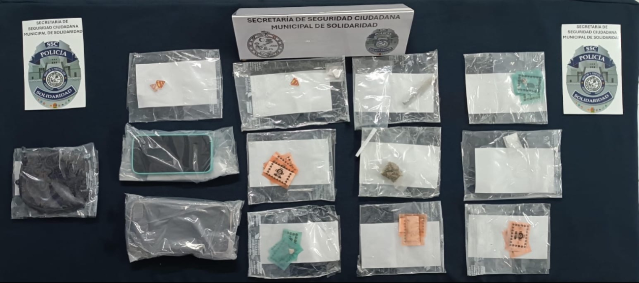 Policías les hallaron diversas dosis de drogas Policías les hallaron diversas dosis de drogas