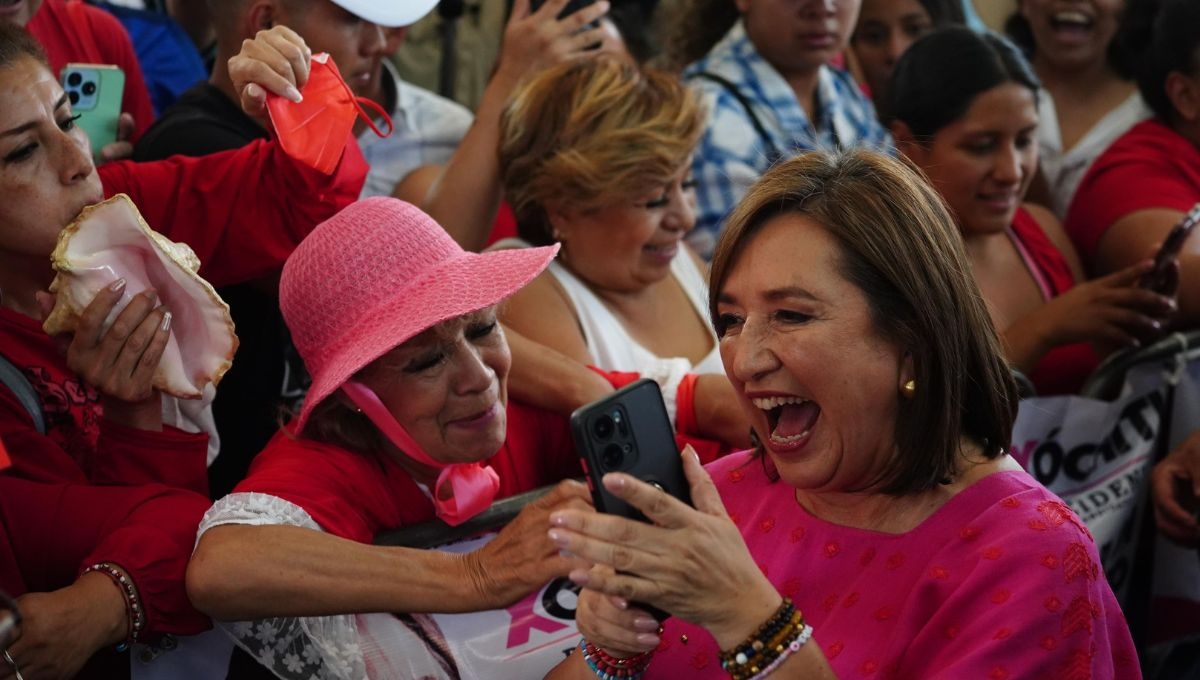 Xóchitl Gálvez fue candidata del PAN, PRI y PRD a la presidencia de México