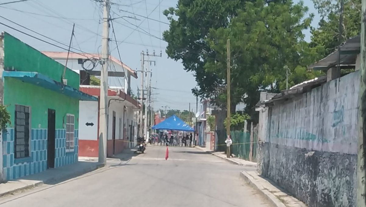 Autoridades acordonaron la zona en Sabancuy