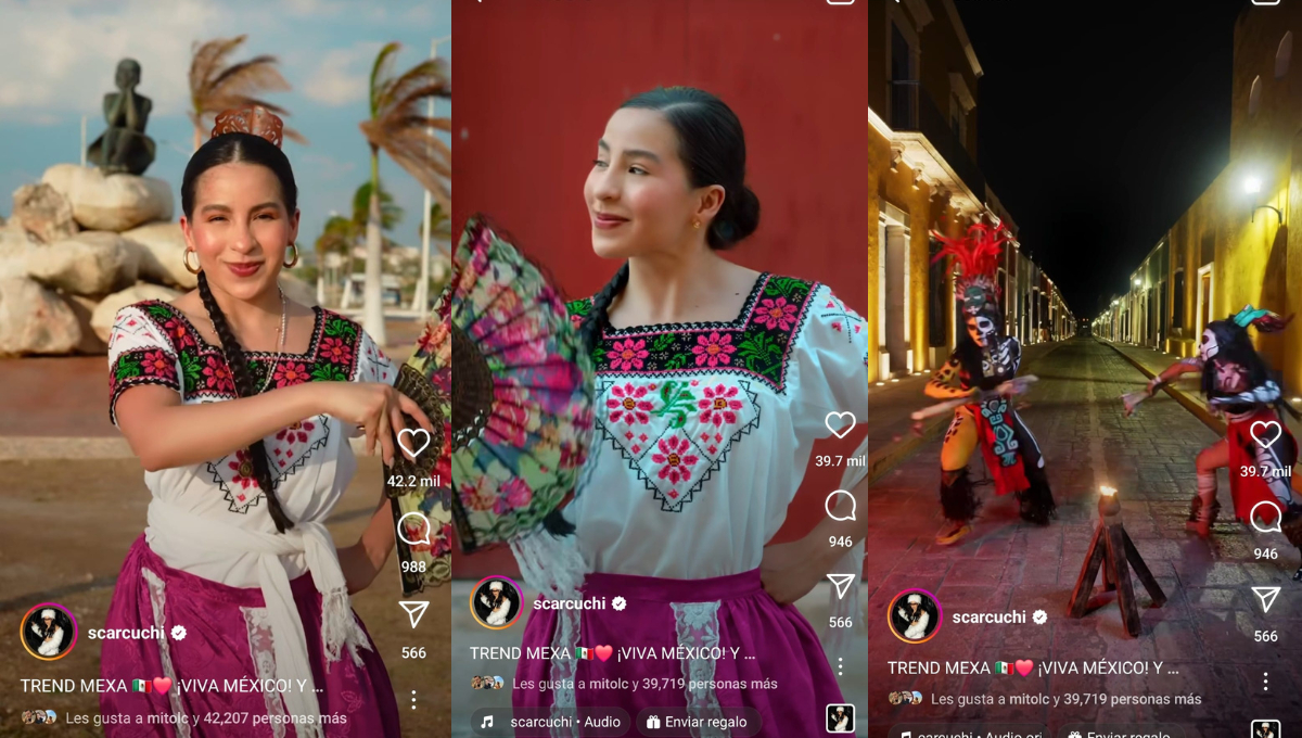 Influencer campechana incluye al estado en el "Trend Mexa": VIDEO