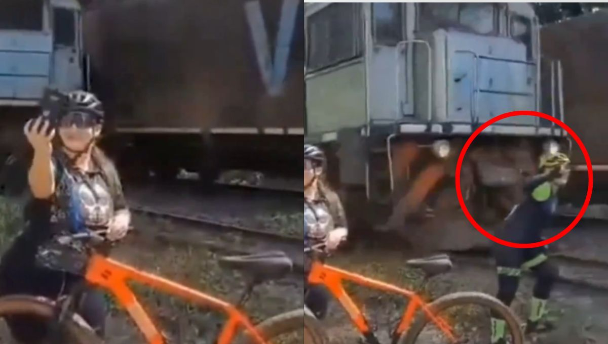 Mujer brasileña es golpeada por un tren al intentar tomarse una selfie Mujer brasileña es golpeada por un tren al intentar tomarse una selfie