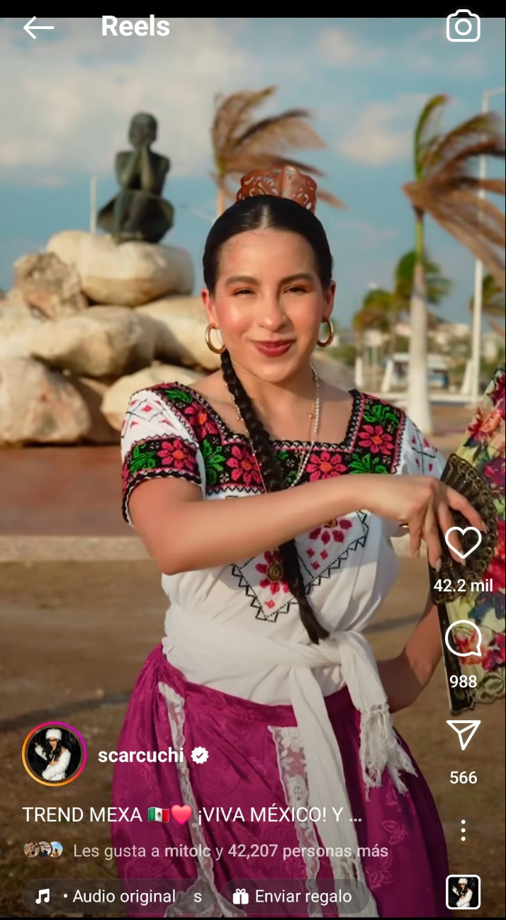 Scarlett es originaria de Campeche Scarlett es originaria de Campeche