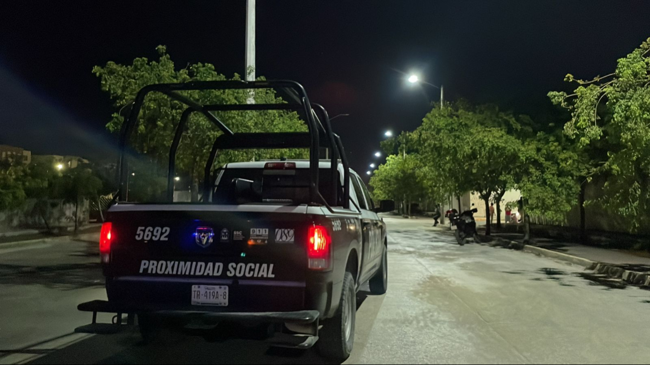 Dos baleados uno perdió la vida y otro resultó lesionado en Cancún