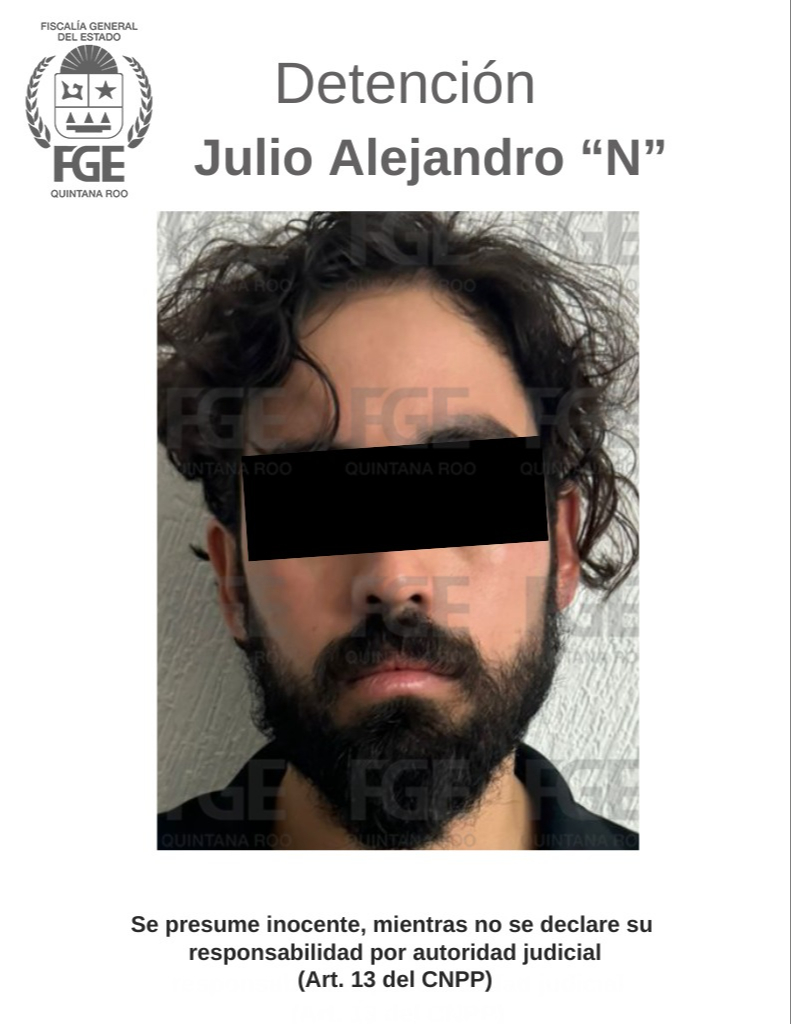 El hombre quedó a disposición de la FGE El hombre quedó a disposición de la FGE