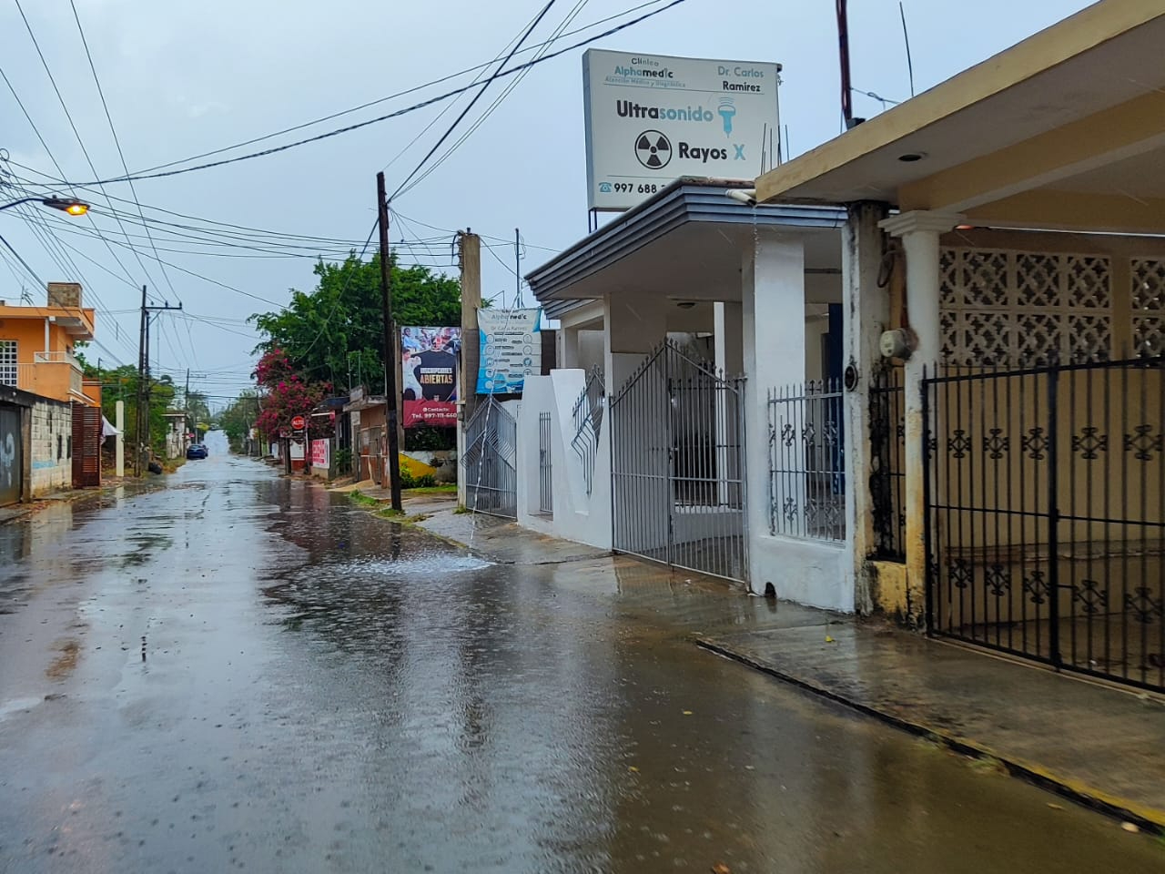 Las lluvias fueron de fuerte intensidad Las lluvias fueron de fuerte intensidad