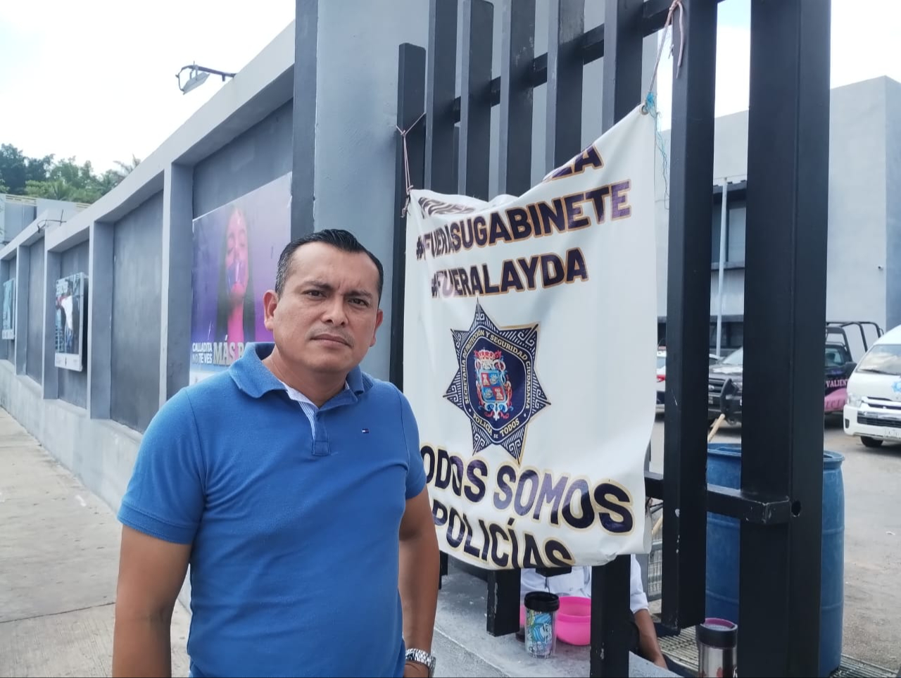 Son más de 600 policías de Campeche los que continúan en el movimiento Son más de 600 policías de Campeche los que continúan en el movimiento