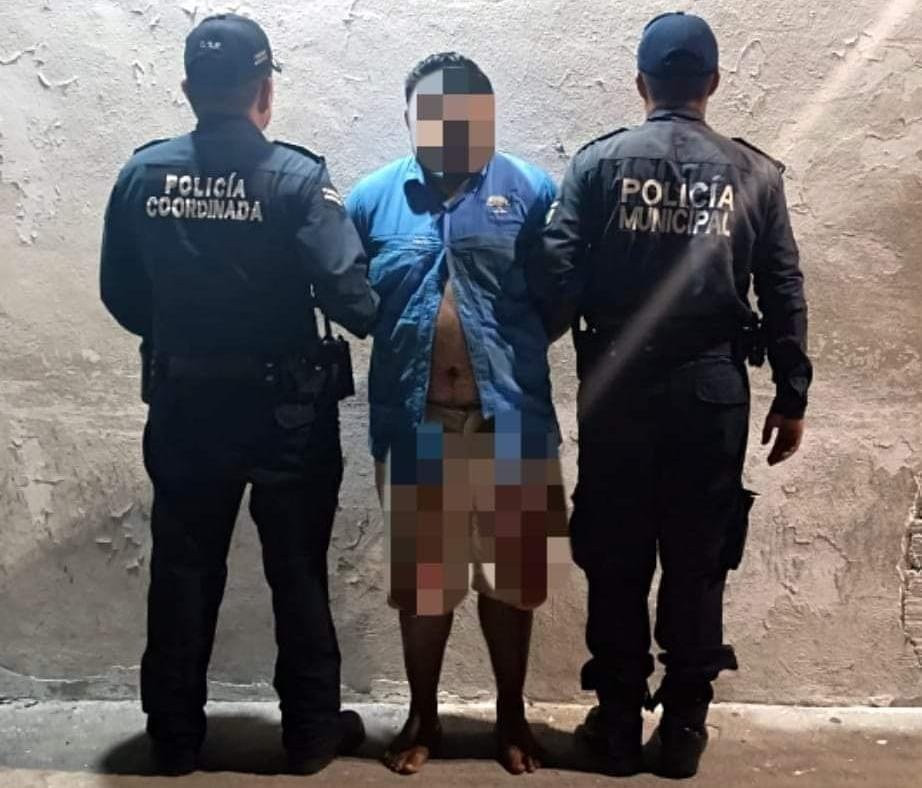 Agentes policiacos detuvieron al atacante en Progreso Agentes policiacos detuvieron al atacante en Progreso