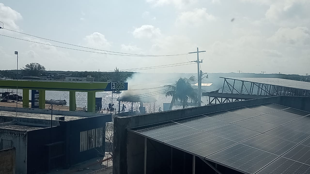 Se desconoce si el incendio fue causado Se desconoce si el incendio fue causado