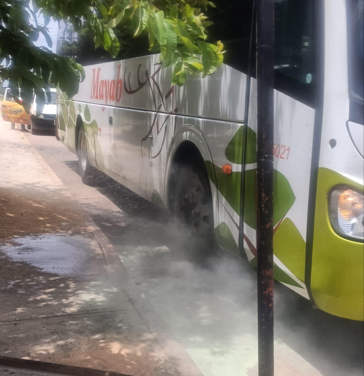 El incidente solamente quedó en un susto El incidente solamente quedó en un susto