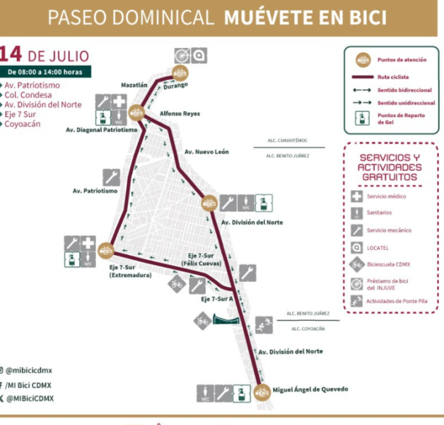 Ruta para este domingo por el medio maratón Ruta para este domingo por el medio maratón