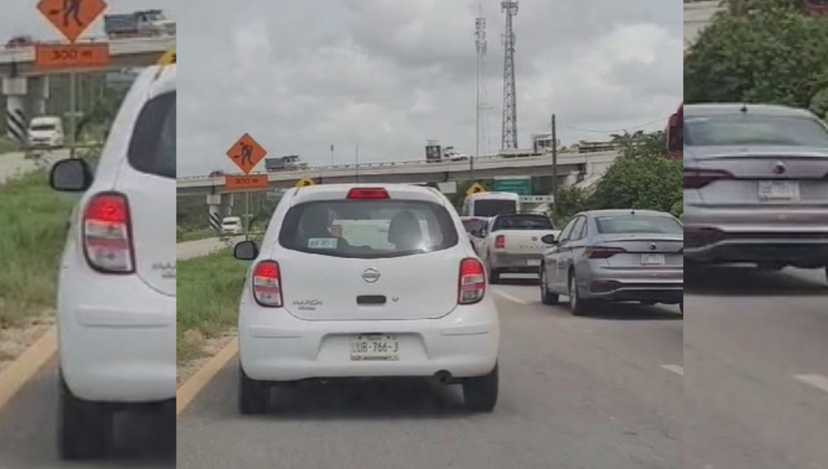 Algunos automovilistas han pasado más de una hora en el tráfico, el cual es "eterno" Algunos automovilistas han pasado más de una hora en el tráfico, el cual es "eterno"