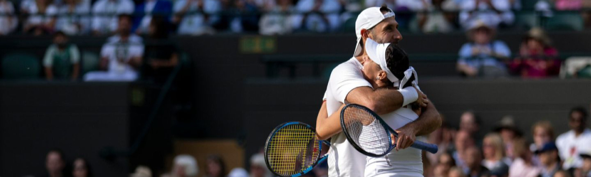 ¡Histórico! Mexicanos van a la final de  dobles mixtos en Wimbledon