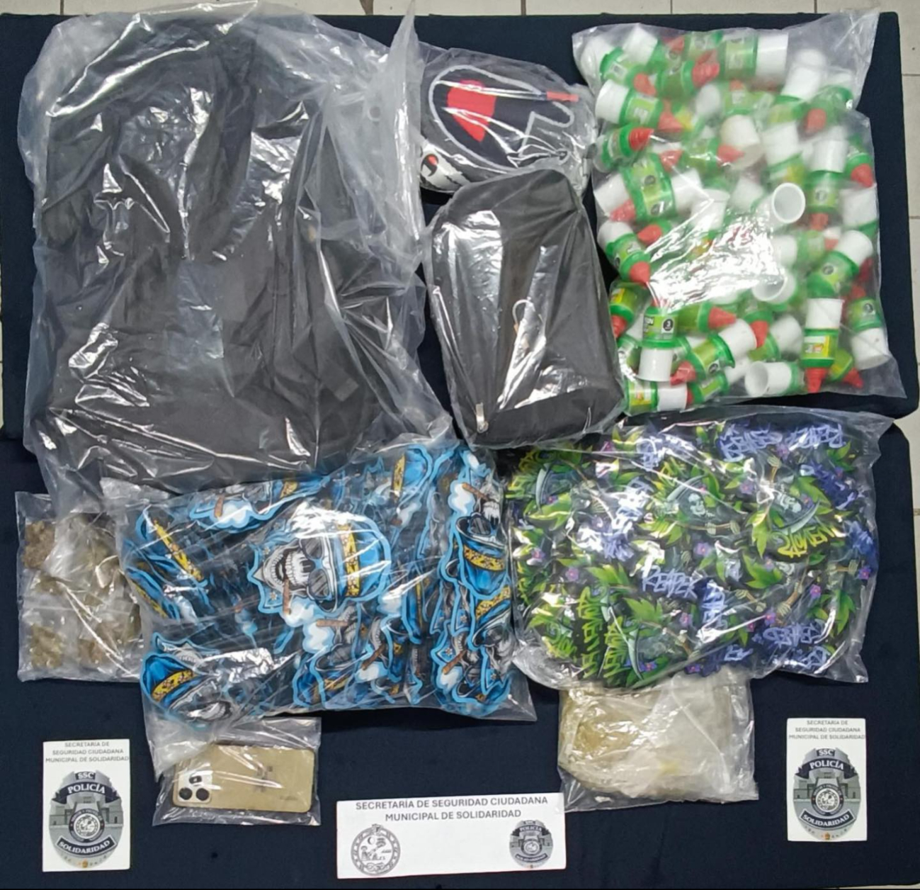 El hombre tenía dulces y otros productos con marihuana