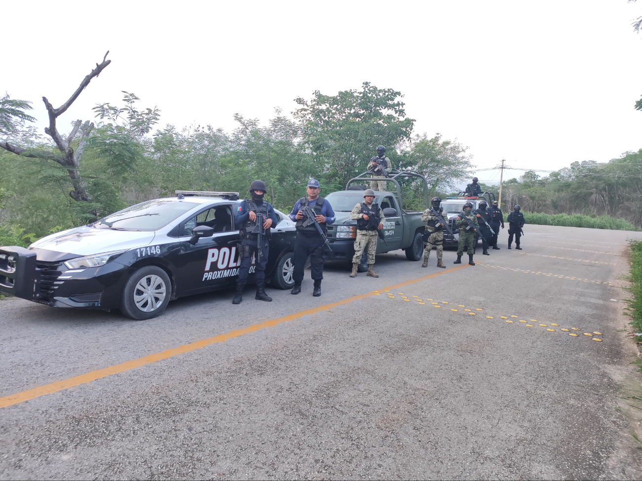 Por la ‘ola’ de violencia, realizan operativos en la zona maya de Quintana Roo