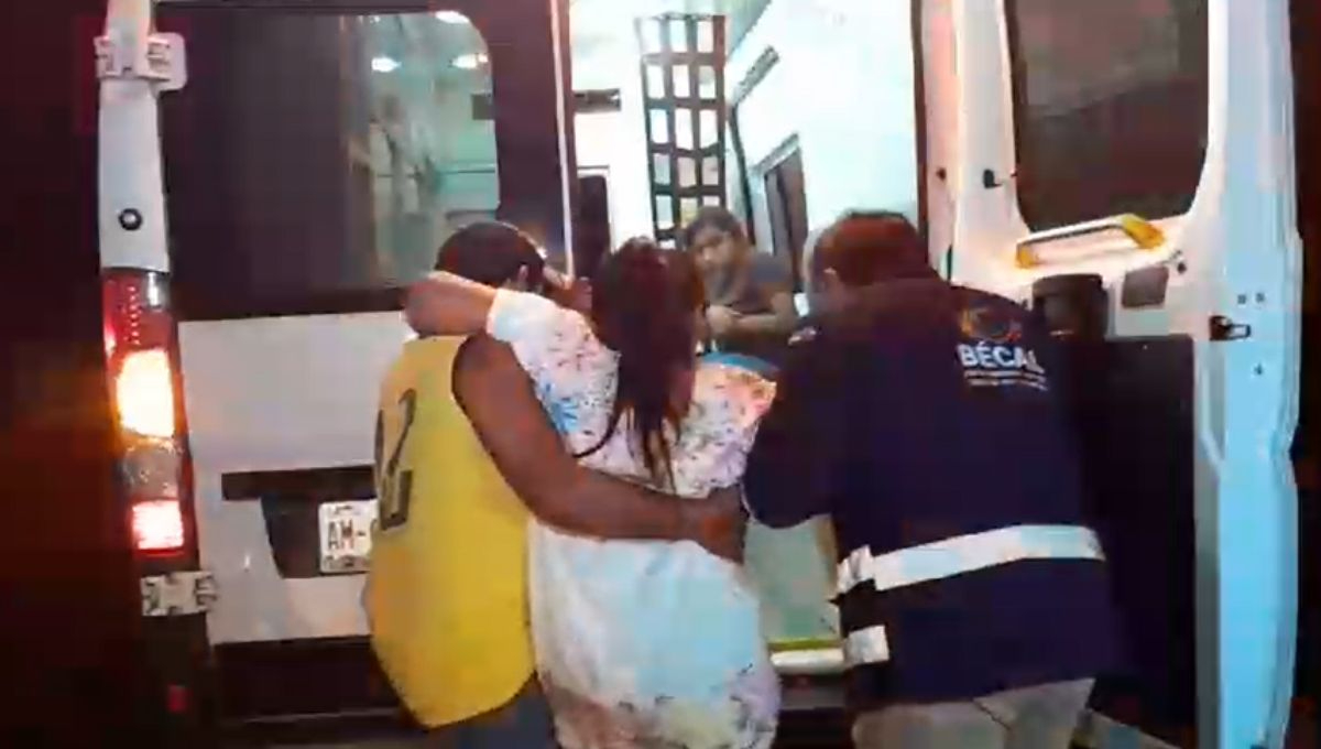 Choque deja 3 adultos y 2 niños con heridas graves en la carretera Mérida-Campeche, a la altura de Calkiní 