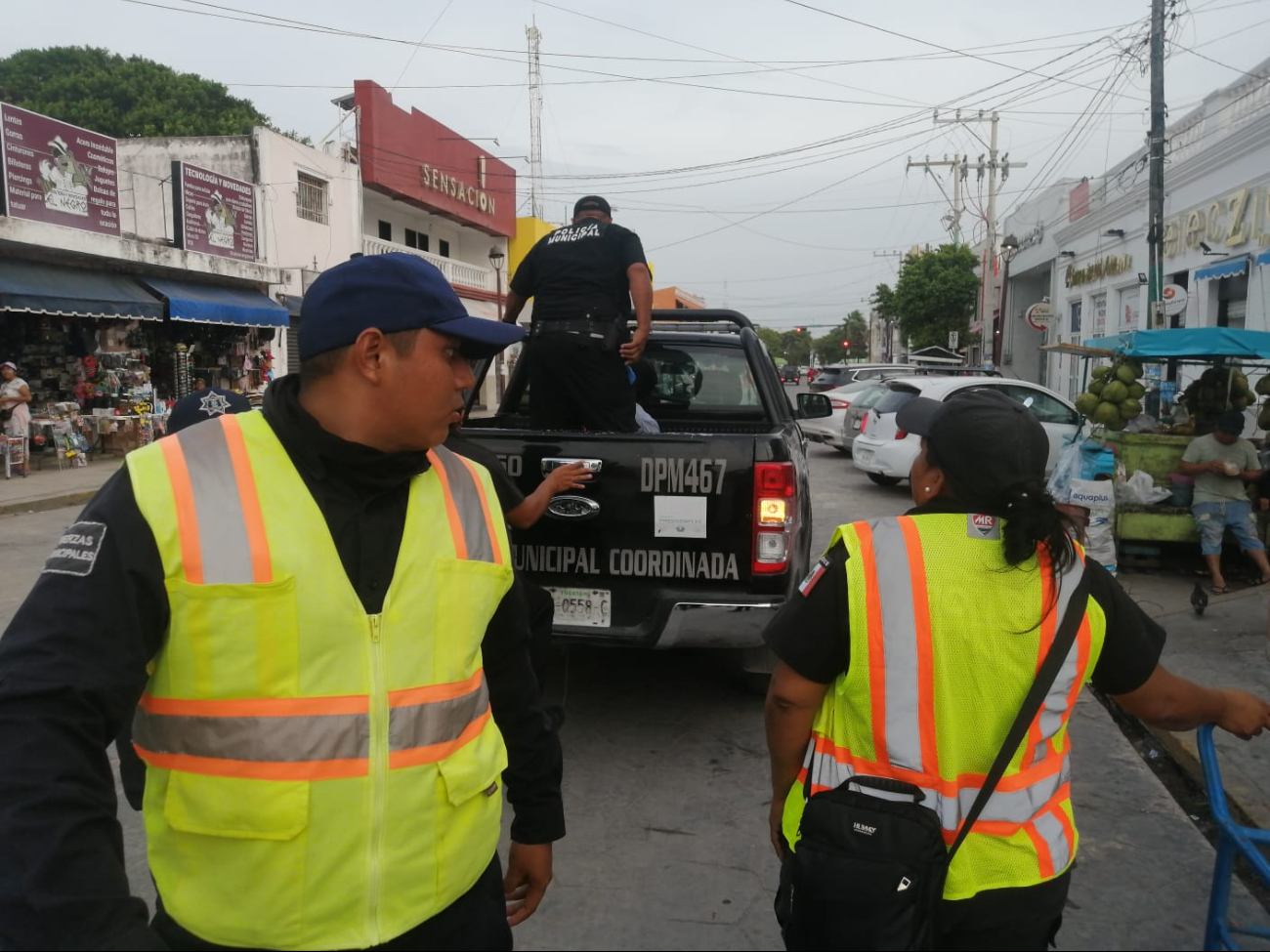 Autoridades policiacas recorren las calles de Progreso Autoridades policiacas recorren las calles de Progreso