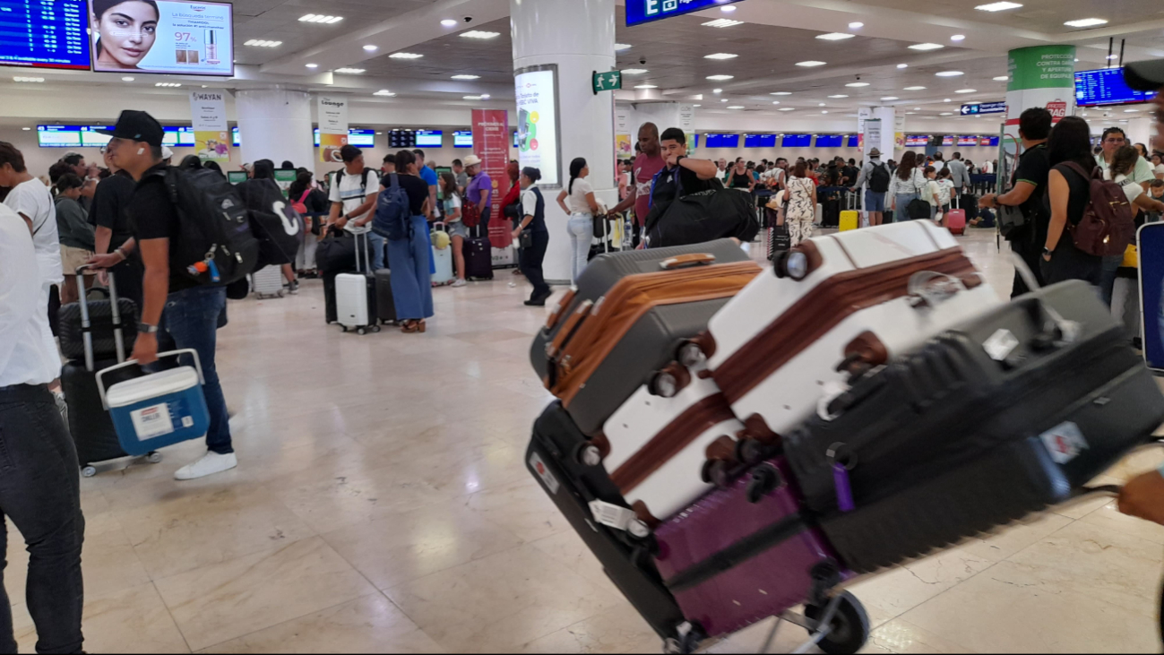 Hay más vuelos internacionales que nacionales Hay más vuelos internacionales que nacionales