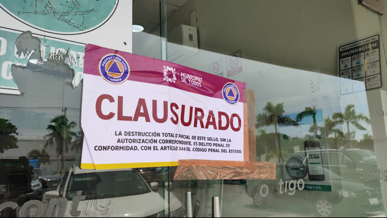 Los sellos de clausura seguirán en las instalaciones Los sellos de clausura seguirán en las instalaciones
