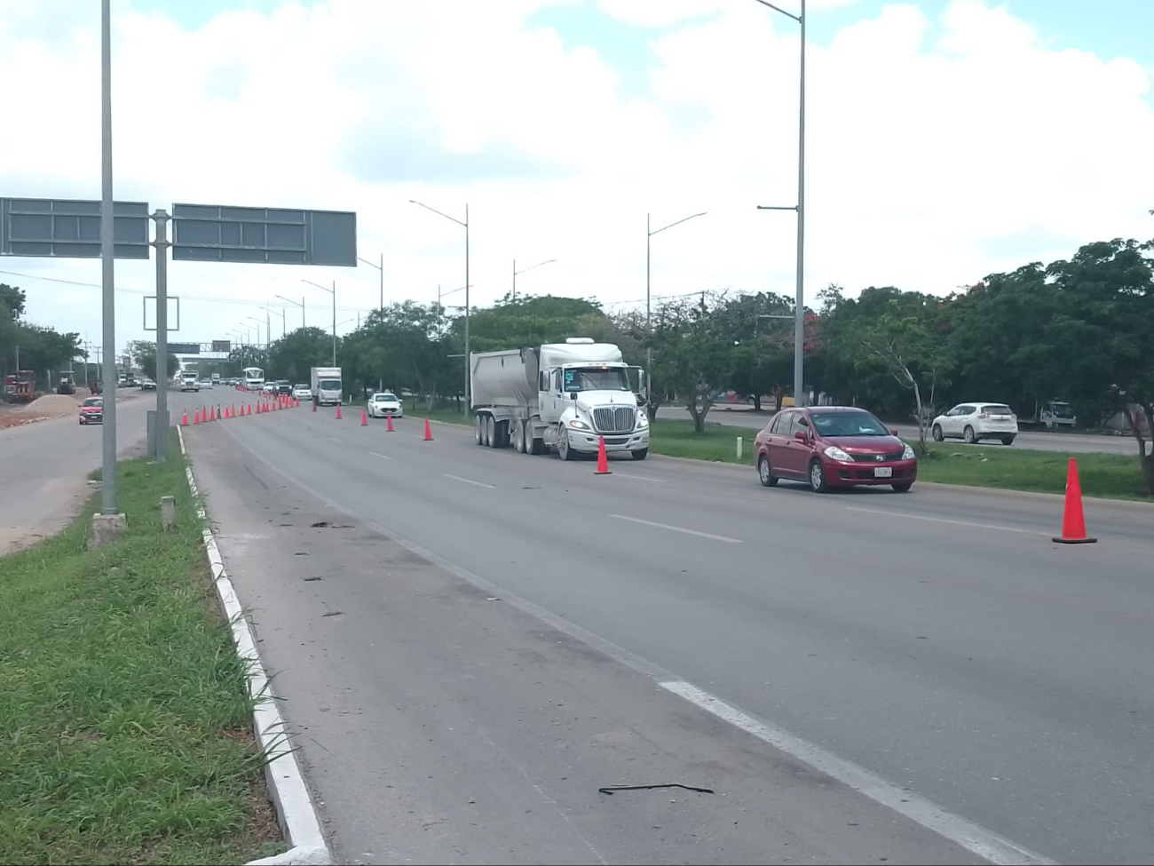Obras en el Periférico de Mérida provocan tránsito lento: VIDEO 