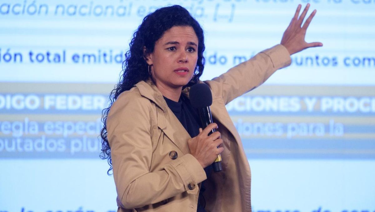 La titular de Gobernación aclaró el debate sobre la sobrerrepresentación en el Congreso. La titular de Gobernación aclaró el debate sobre la sobrerrepresentación en el Congreso.