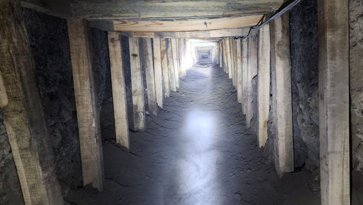 Apariencia del túnel en el Estado de México